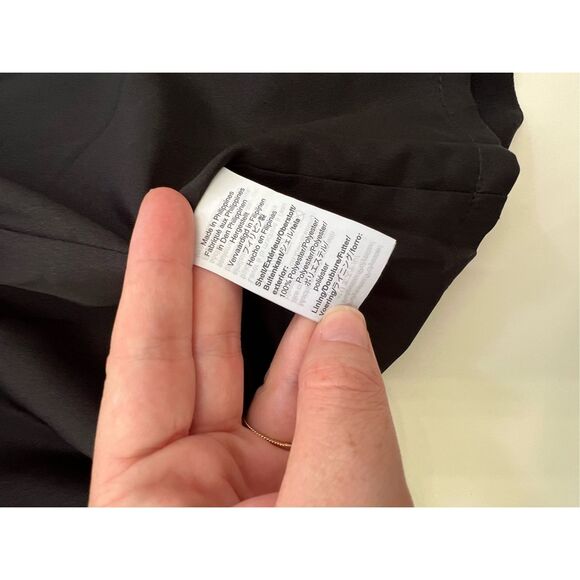 J.Crew Womens Black 3/4 Sleeve Tie Waist Lined Wrap Dress Size 4 H6292 - Picture 4 of 5